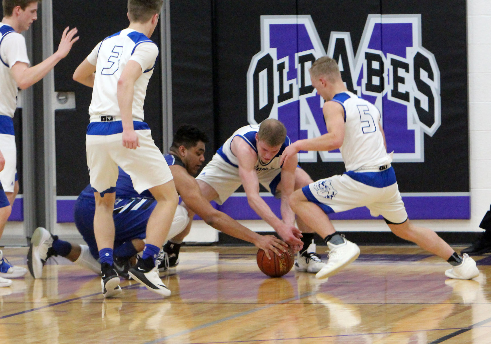 Athens vs McDonell boys basketball at Eau Claire Memorial 3-7-19